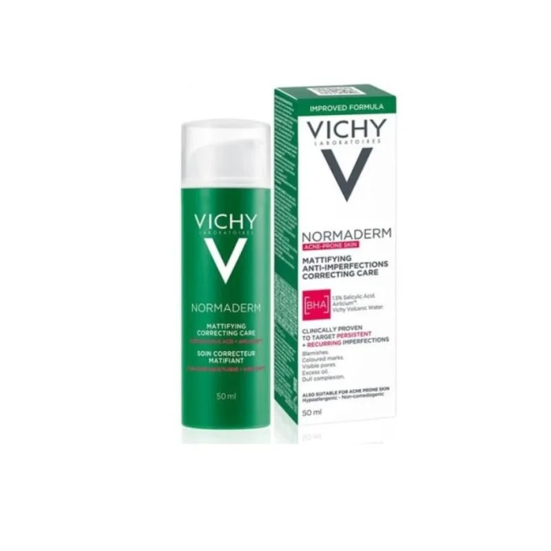 Vichy Normaderm Soin Embellisseur Anti-Imperfections Hydratation 24H 50ml - Saldi Straordinari – Offerte Speciali Disponibili Adesso NORMADERM soin correcteur 50 ml - Réduit les imperfections de la peau