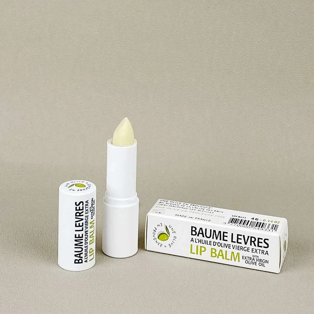 Baume Lèvres naturel à l’Huile d’Olive 4g – Une Olive en Provence - Vins Rouges Harmonieux pour Chaque Occasion - {'count': 1, 'name': 'Naturelle'}