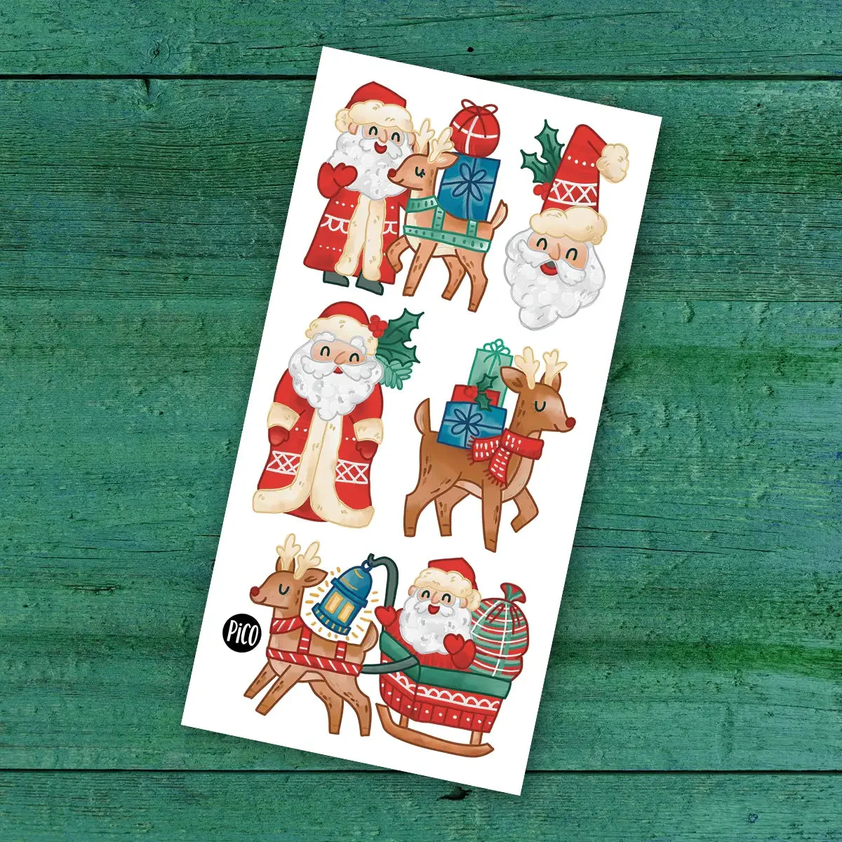 Pico Tatouage - Nicolas et ses Rennes || Pico Tatouage - Nicolas and his Reindeer - Boutique Bébé en Ligne : Soins, Jouets et Articles Maison - {'count': 1, 'name': 'studio'}