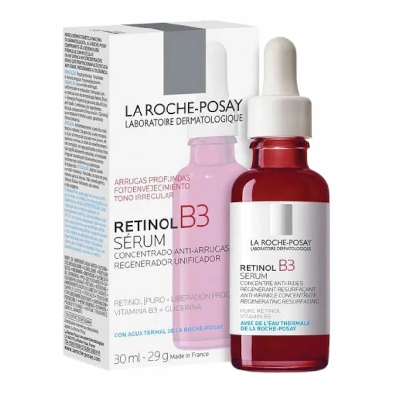 La Roche-Posay Redermic Retinol B3 Serum – 30 ml - ​Boulangerie-Pâtisserie | Pain au Levain & Viennoiseries​ La Roche-Posay - Sérum Rétinol B3 - Sérum Visage Anti-Rides - Enrichi en  Rétinol, Glycérine et Vitamine B3 - Corrige les Signes du Vieillissement  Cutané - Soin Visage Pour Tous Types de