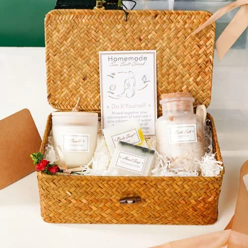 Coffret cadeau femme bien-être AELITA avec panier naturel - Vins Rouges Harmonieux pour Chaque Occasion Panier service vin - Etsy France