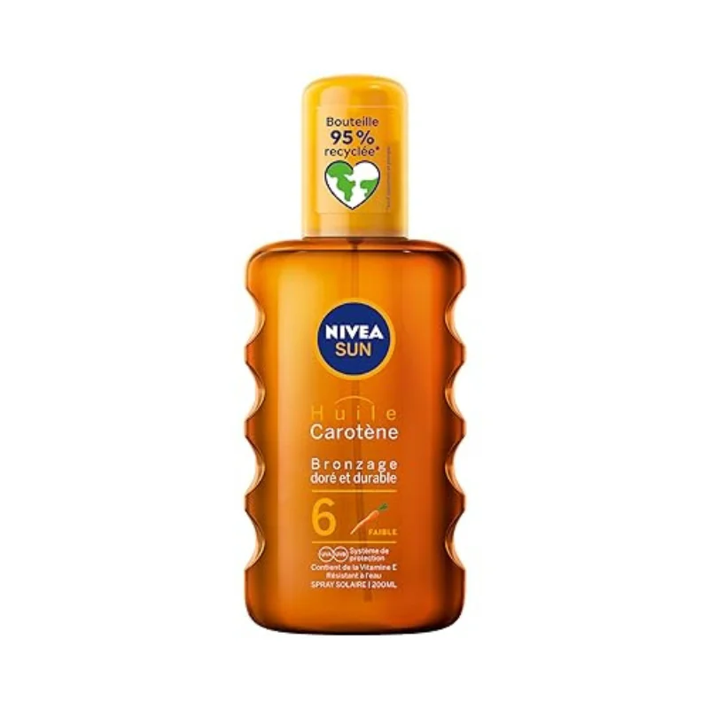 NIVEA SUN SPRAY HUILE CAROTENE 200ml (6)80403 - Vins Rouges Harmonieux pour Chaque Occasion Protection solaire Sun carotene sun lotion de Nivea en 200 ML pour Femme