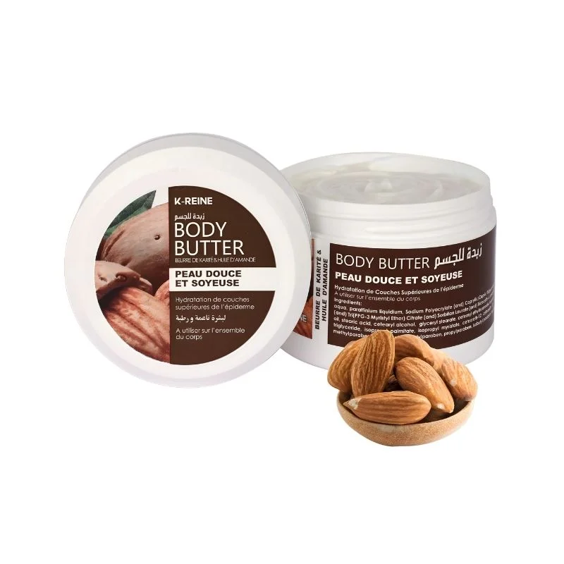 K-Reine Body Butter Beurre Corporel Amande 250ml - Saldi Straordinari – Offerte Speciali Disponibili Adesso K-Reine Body Butter, 250ml – XHAWI