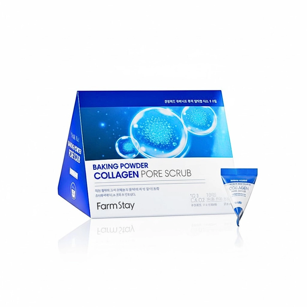 FARMSTAY – Baking Powder Collagen Pore Scrub – 7gx25u - Saldi Straordinari – Offerte Speciali Disponibili Adesso - body scrub 8211 scrub