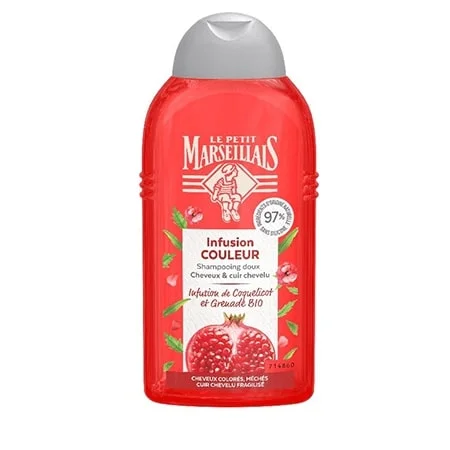 Le Petit Marseillais Shampoing Infusion Couleur Coquelicot & Grenade 250ml - Vins Rouges Harmonieux pour Chaque Occasion - {'count': 1, 'name': 'Bar'}