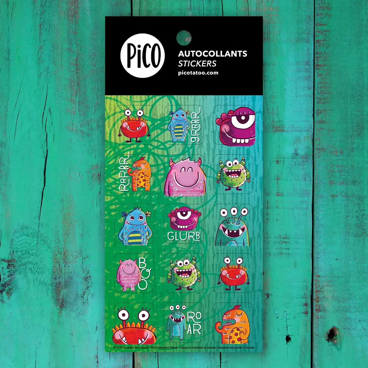 Pico Tatouage - Autocollants - Monstrueuses Créatures || Pico Tatouage - Stickers - Monstrous Creatures - Boutique Bébé en Ligne : Soins, Jouets et Articles Maison - {'count': 1, 'name': 'Enfants'}