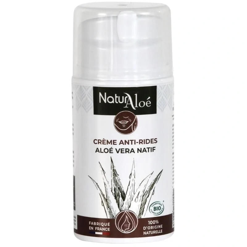 Crème Anti-Rides Visage à l’Aloé Vera 50ml – certifiée Bio – NaturAloé - Saldi Straordinari – Offerte Speciali Disponibili Adesso Planter's Crème Visage 24h Anti-Rides Aloe Vera 50 ml - Farmaline
