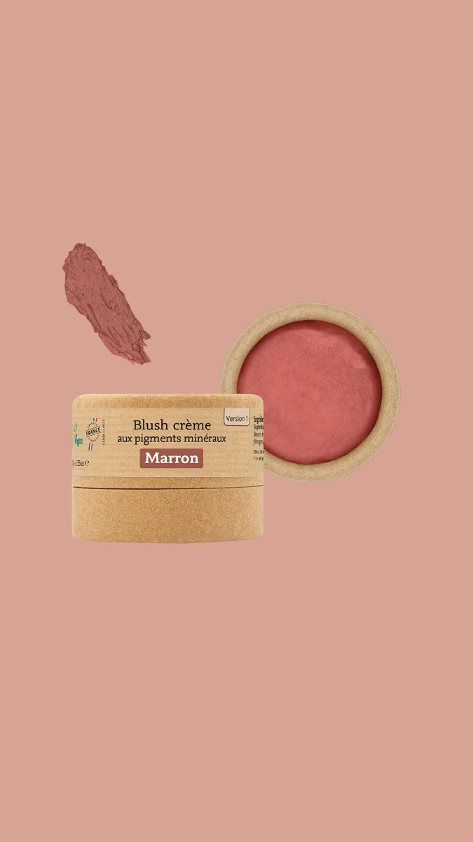 Blush Crème Bio Marron Pigments Minéraux Naturels Fabrication Française Vins Rouges Harmonieux Occasion