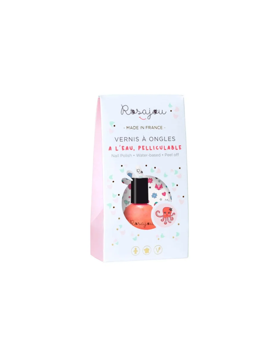 Vernis à ongles - Corail - Rosajou - Boutique Maman & Bébé – Produits Essentiels au Quotidien - coupe ongles ongle amp bébé produit