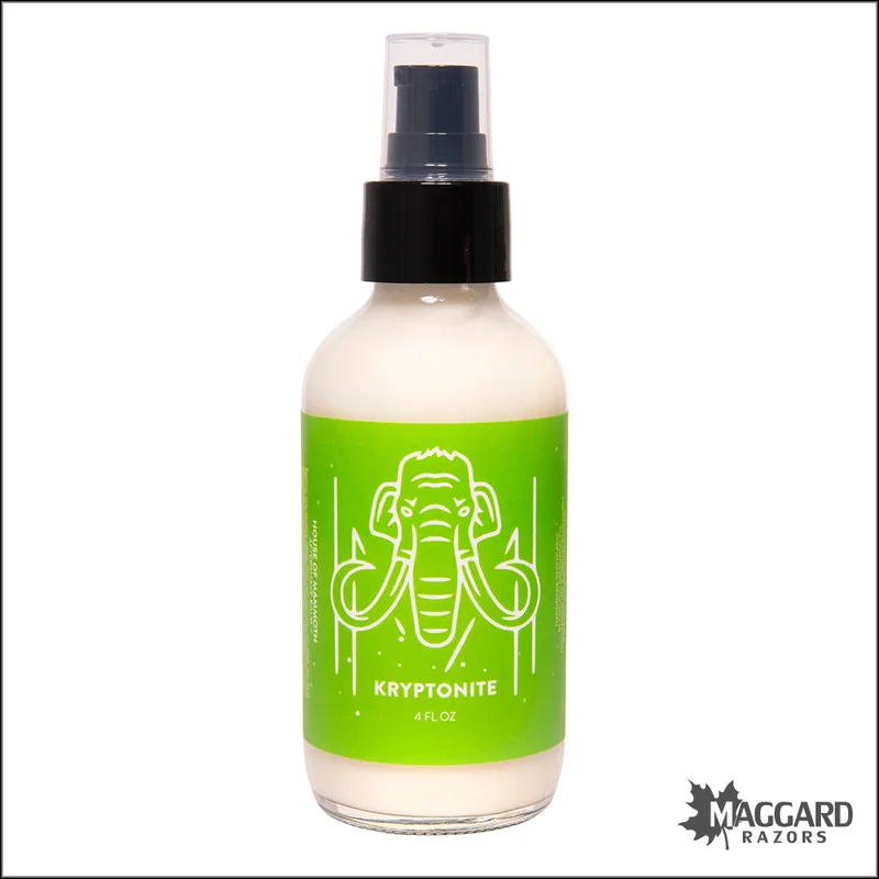 House of Mammoth Kryptonite Artisan Aftershave Balm, 4oz – Alcohol Free - Saldi Straordinari – Offerte Speciali Disponibili Adesso Rublev Oil Medium Oleogel 8 fl oz