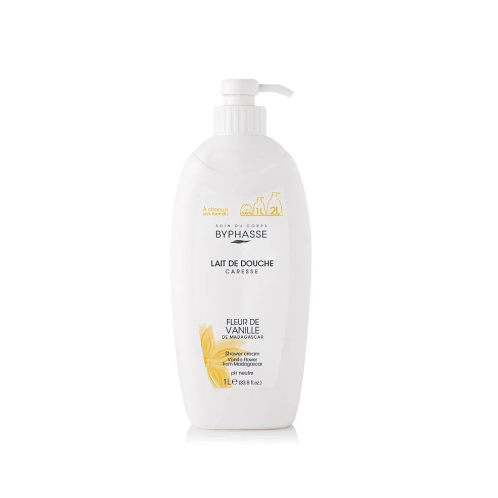 BYPHASSE CARESSE LAIT DE DOUCHE FLEUR DE VANILLE 2L - Saldi Straordinari – Offerte Speciali Disponibili Adesso Byphasse - Gel douche Caresse - Protéine de lait 2L