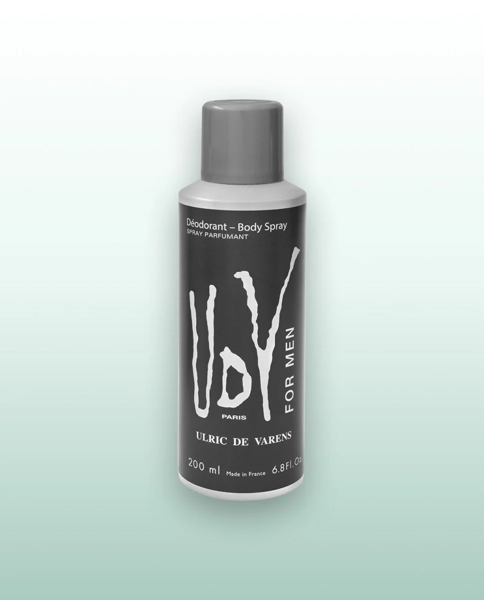 UDV Déodorant Body spray For Men 200 ml - E-shop mondial – Produits durables, modernes et accessibles partout CHM - Inspiré par CH Men | OK Perfumes