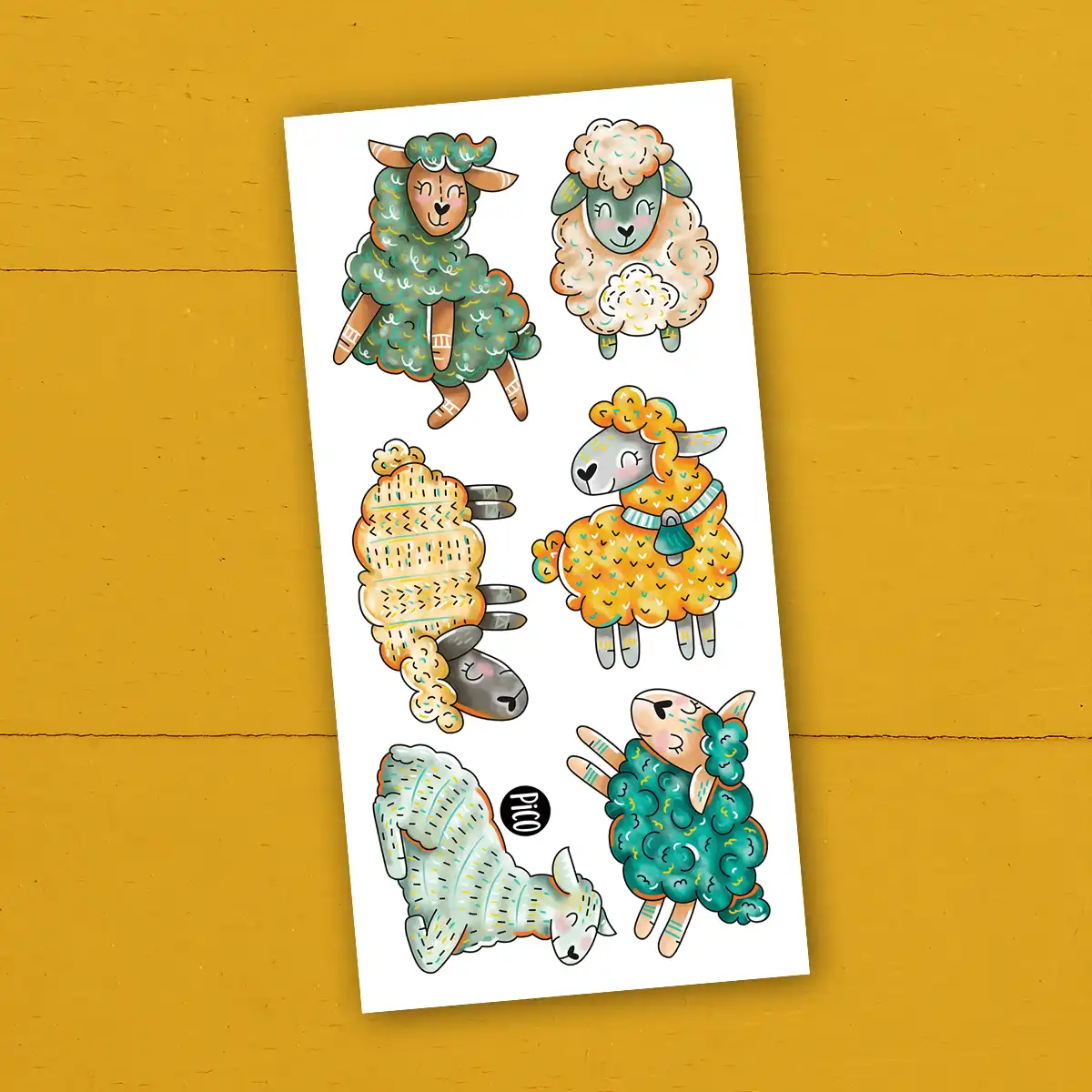 Pico temps Tatouage - Doux Moutons || Pico Tatouage - Sweet Sheep - Boutique Bébé en Ligne : Soins, Jouets et Articles Maison