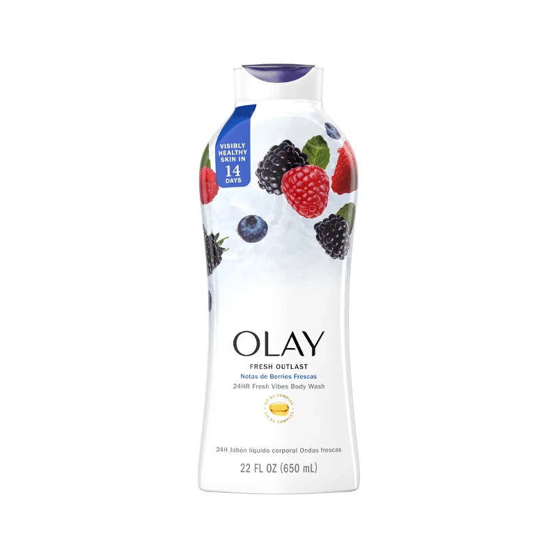 OLAY Fresh Outlast Gel Douche Rafraichissant Baies Fraiches & Vitamine B3 - ​Boulangerie-Pâtisserie | Pain au Levain & Viennoiseries​ - {'count': 1, 'name': 'Revitalisant'}