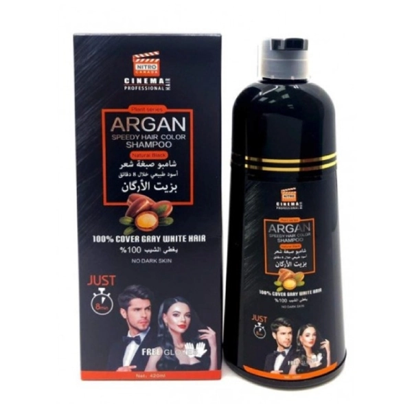 Nitro Canada Professional Hair Argan Speedy Shampooing Colorant Noir - Saldi Straordinari – Offerte Speciali Disponibili Adesso Dexe Shampoing Colorant Rapide à l'Huile d'Argan Noir Instantané pour  Cheveux Frisés 420ml/14.2 oz