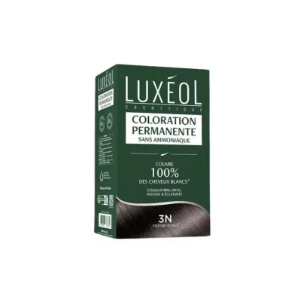 Luxéol Coloration Permanente 3N – Châtain Foncé - Saldi Straordinari – Offerte Speciali Disponibili Adesso Luxeol Coloration Permanente 3N Châtain Foncé - MaPara Tunisie