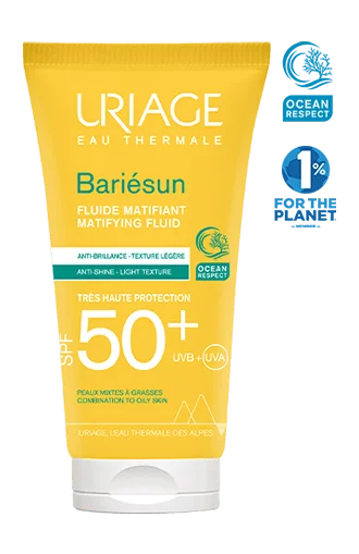 Uriage Bariésun Fluide Matifiant SPF 50+ 50 ml - Vins Rouges Harmonieux pour Chaque Occasion Fond