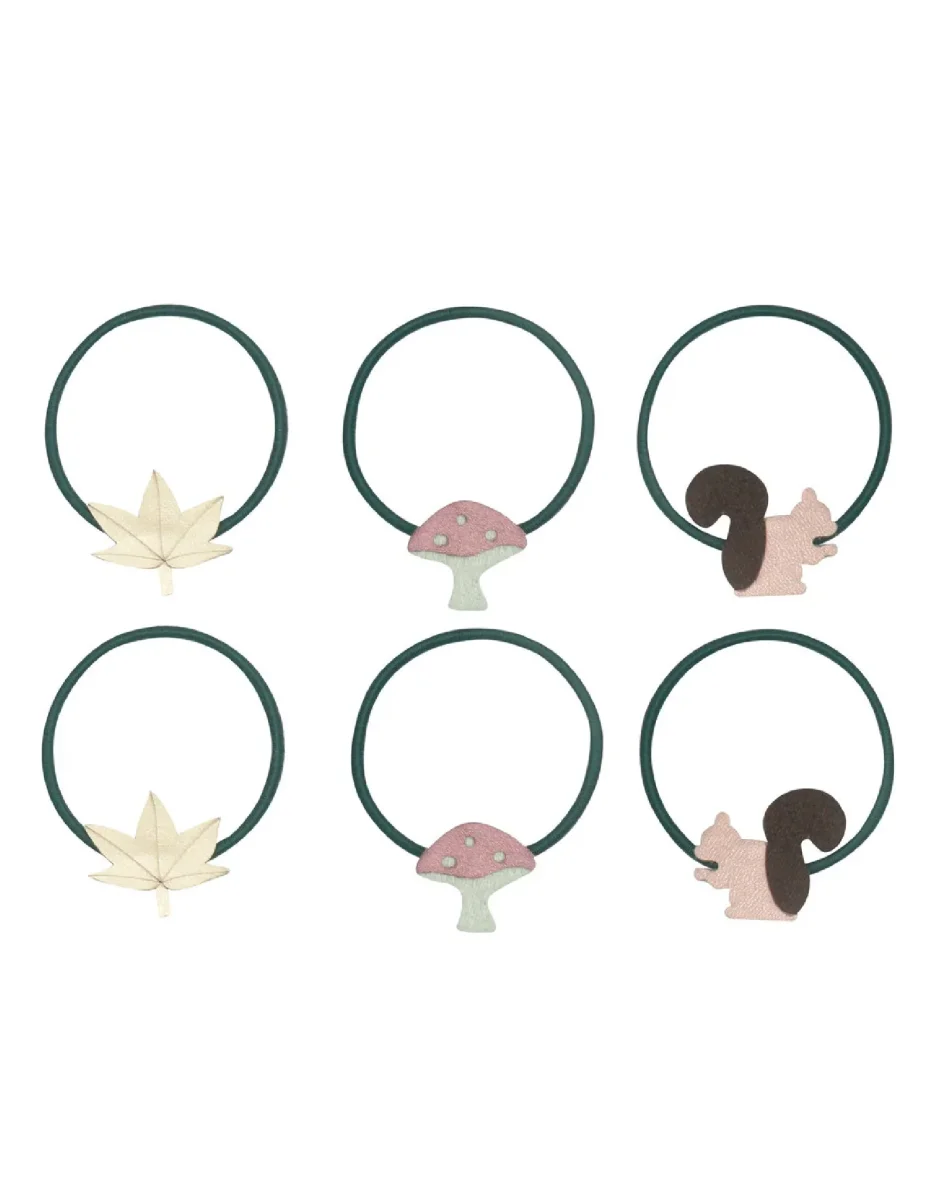 Élastique Petit pour cheveux - Ensemble de 6 - La forêt - Mimi & Lula - Boutique Maman & Bébé – Produits Essentiels au Quotidien