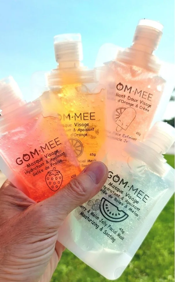 Exfoliant doux visage – Gelée de Haricot baies et melon- Gom-Mee - ​Boulangerie-Pâtisserie | Pain au Levain & Viennoiseries