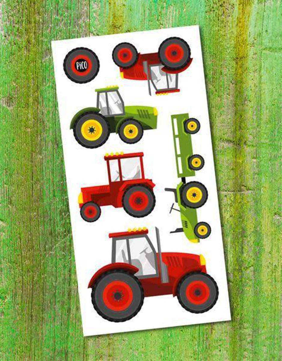 Tatouage - Les tracteurs - Pico - Boutique Maman & Bébé – Produits Essentiels au Quotidien Immortal