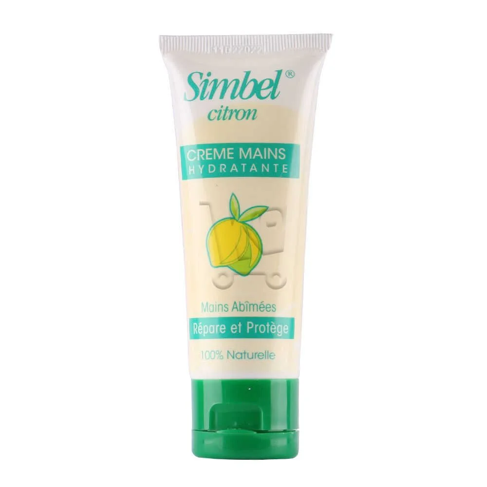 Simbel Crème Mains Hydratante Citron Tube 60ml - Vins Rouges Harmonieux pour Chaque Occasion Crème mains 250 ml + flacon distributeur - Savonnerie de Bormes
