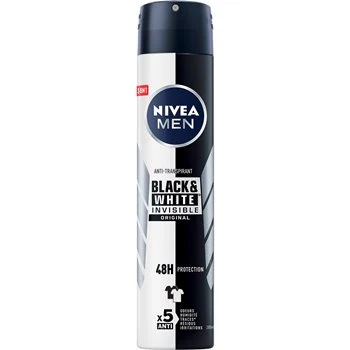 Déodorant Spray Homme Nivea Men Black&White Original - 200ml - Saldi Straordinari – Offerte Speciali Disponibili Adesso نيفيا بخاخ مزيل عرق بلاك اند وايت انفيزبل فريش 200 مل