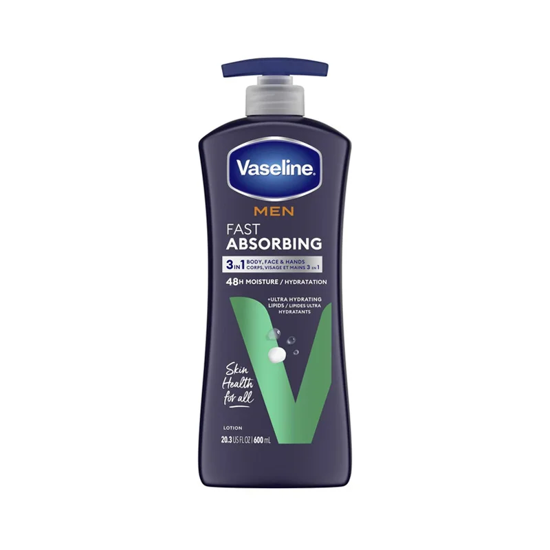 VASELINE Men Lait Hydratant 3 en 1 Rapide Absorption Pour Homme - ​Boulangerie-Pâtisserie | Pain au Levain & Viennoiseries​ - {'count': 1, 'name': 'Lisa'}