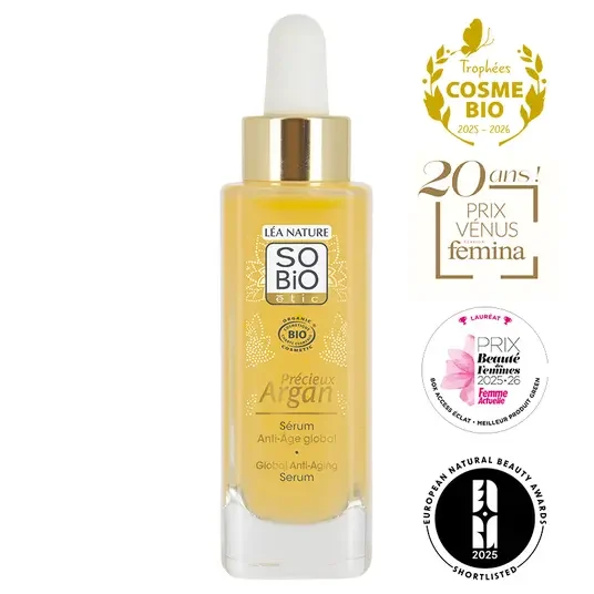 SOBIO Serum anti âge argan Bio ml E-shop mondial Produits durables modernes accessibles