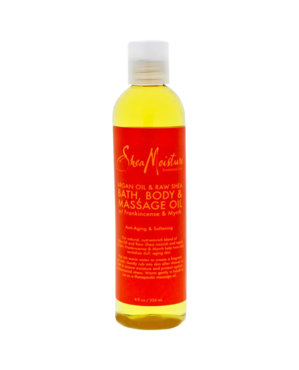 Shea Moisture - Huile De Massage Et De Bain À L'Huile D'Argan & De Karité 273ml - Saldi Straordinari – Offerte Speciali Disponibili Adesso Bain Huile Nourrissante Karite & Peau Seche - Cottage