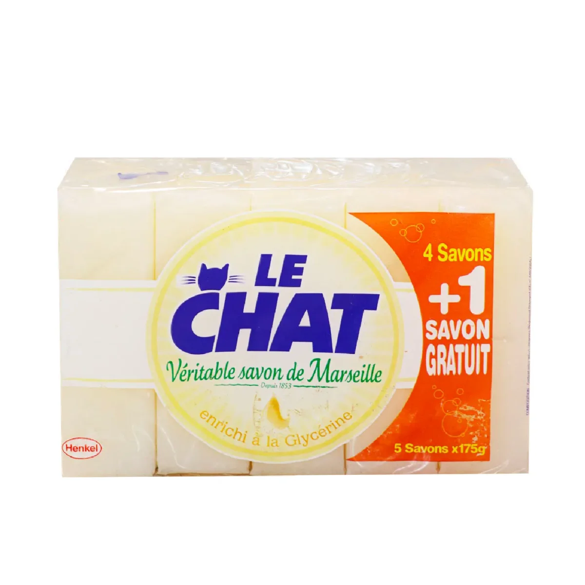 SAVON DE MARSEILLE 4X175G LE CHAT - Vins Rouges Harmonieux pour Chaque Occasion - {'count': 1, 'name': 'Persavon'}