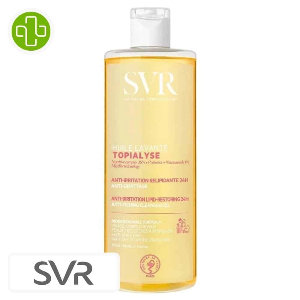 SVR – Topialyse Huile Lavante Anti-irritations Relipidante 24h Anti-grattage – 400ml - Saldi Shower Straordinari – Offerte Speciali Disponibili Adesso