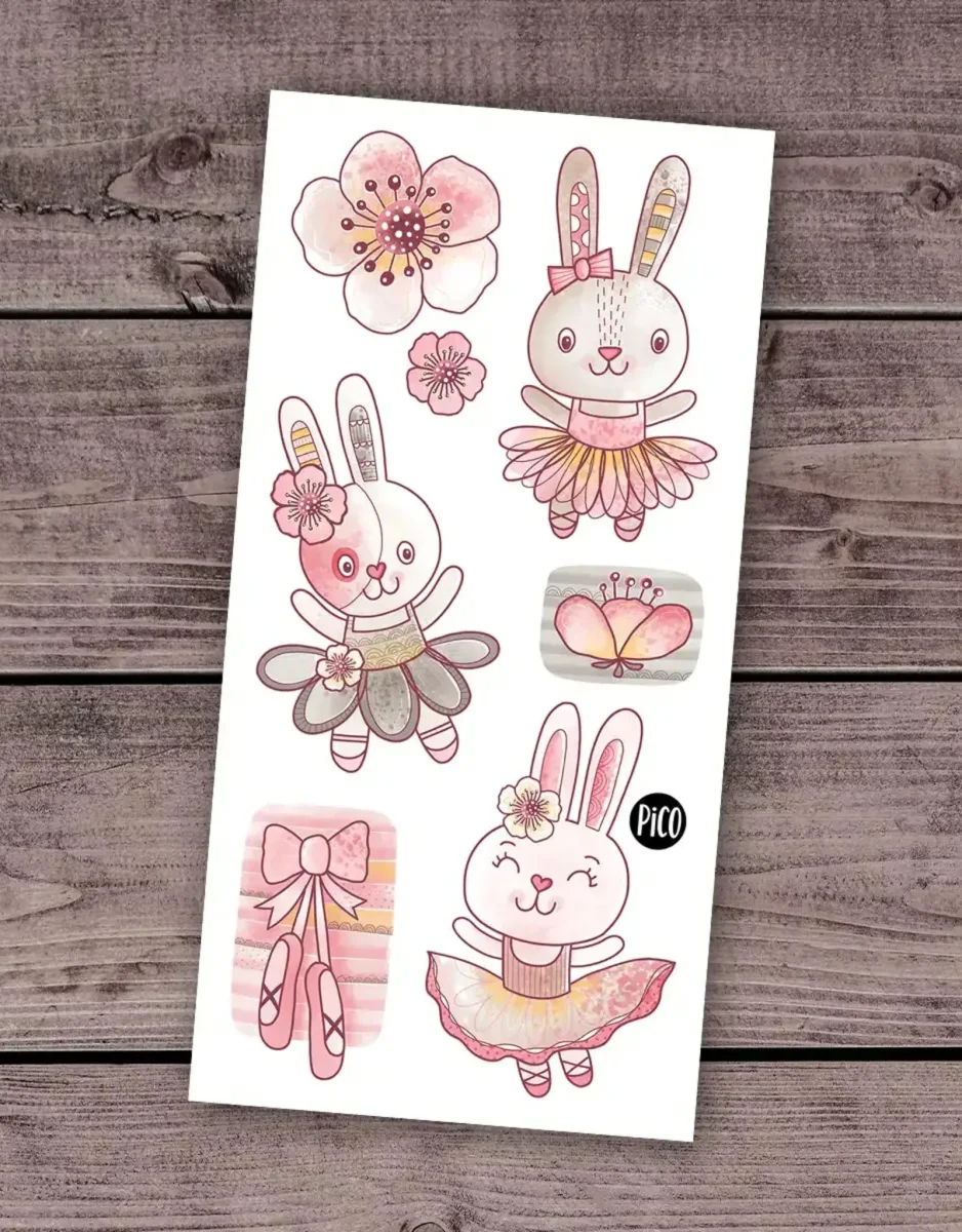 Tatouages Temporaires - Les lapines ballerines - Pico - Boutique Maman & Bébé – Produits Essentiels au Quotidien Merci @reynbo_tattoo d'avoir choisi mon petit lapin ailé 😍 . Je tatoue  chez @semilla.rennes à Rennes. Si toi aussi, tu veux ton petit animal ailé,  tu peux m'envoyer un