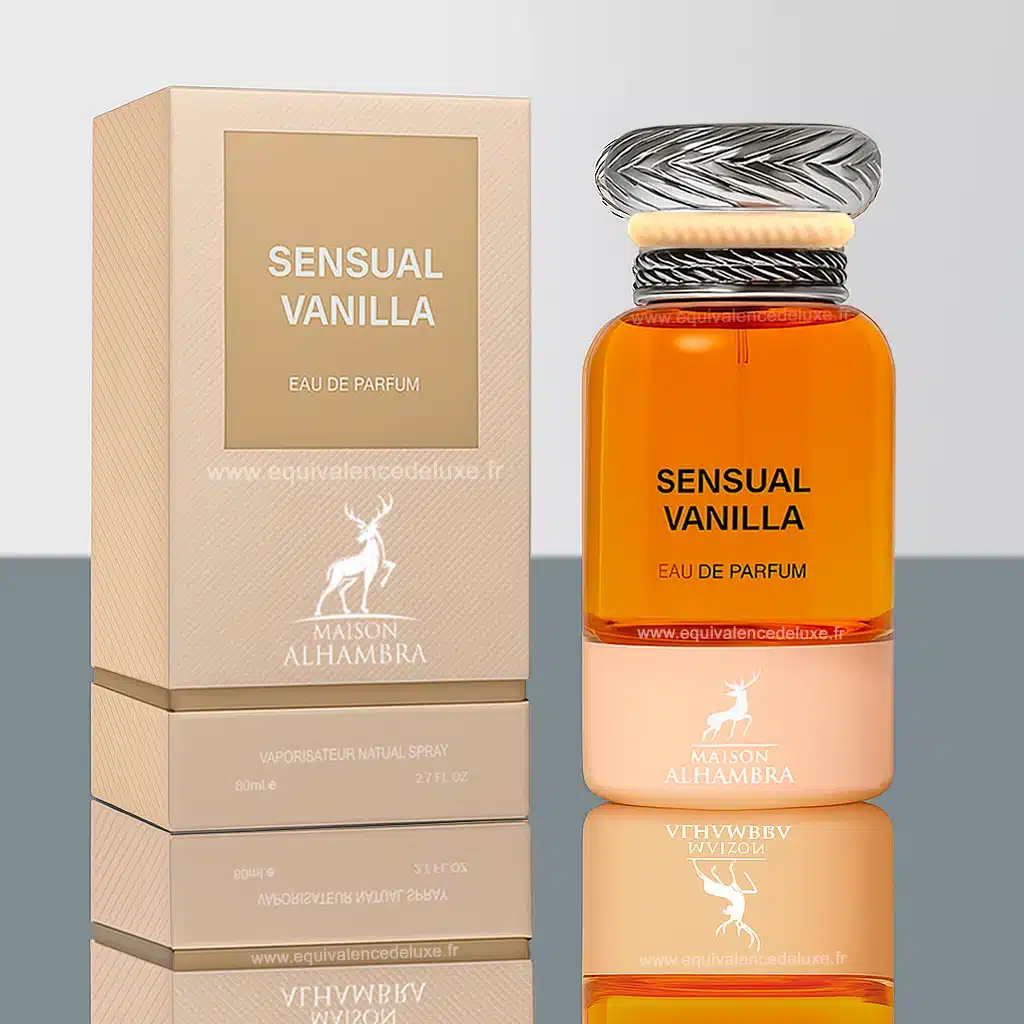 Sensual Vanilla – Eau de Parfum Femme 100 ml – Maison Alhambra - Vins Manor Rouges Harmonieux pour Chaque Occasion