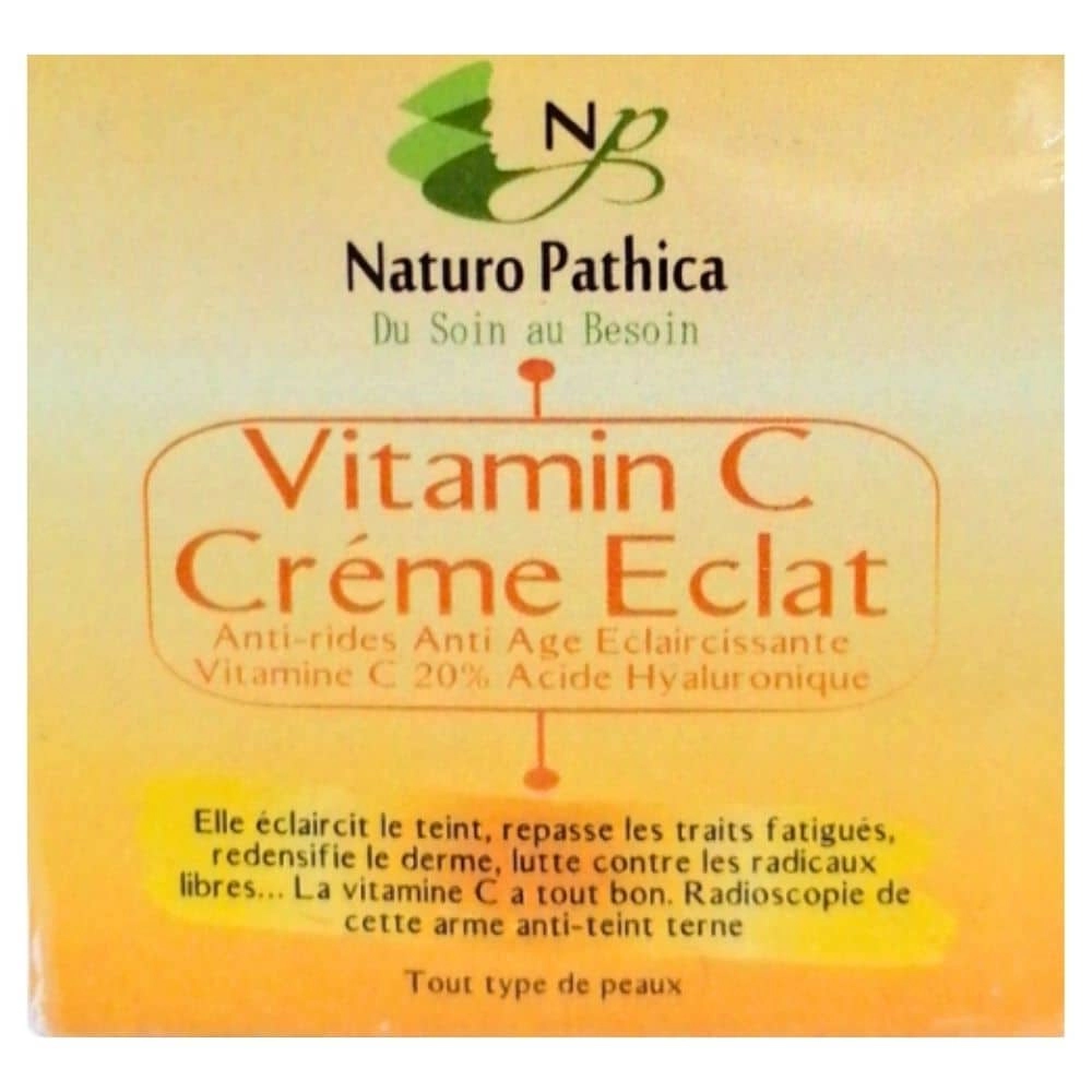 NATURO PATHICA – Crème Éclat Vitamine C 20% – 50ml - Saldi Straordinari – Offerte Speciali Disponibili Adesso Votre peau a besoin d'un boost d'éclat ? 🍊 Eclat Clair Vitamine-C est là  pour illuminer votre beauté naturelle ✨ 🌼 Résultats visibles, confiance  retrouvée ! . . .