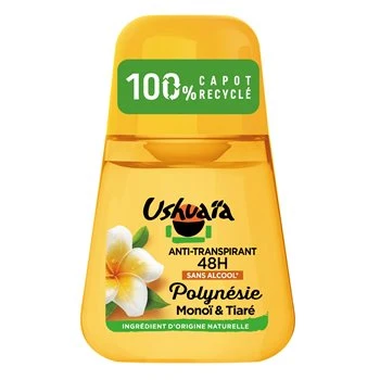 Déodorant bille Ushuaïa Monoï & tiaré - 50ml - Saldi Straordinari – Offerte Speciali Disponibili Adesso DEO 48H EVASION VANILLE – FLEURS DE TIARE ROLL ON 50ML