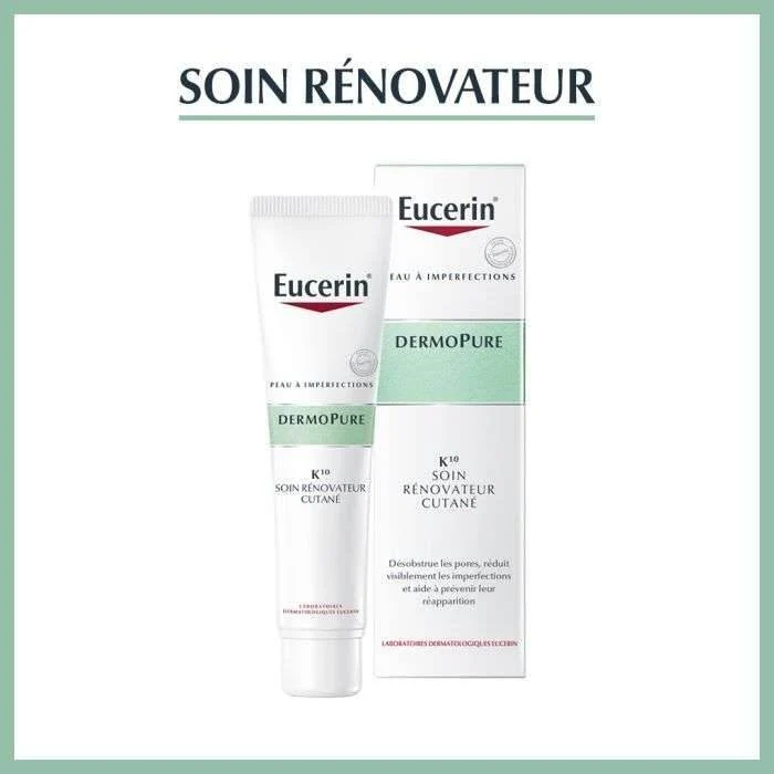 Eucerin gamme DermoPure EUCERIN K10 Soin Rénovateur Cutané 40ml - Saldi Straordinari – Offerte Speciali Disponibili Adesso
