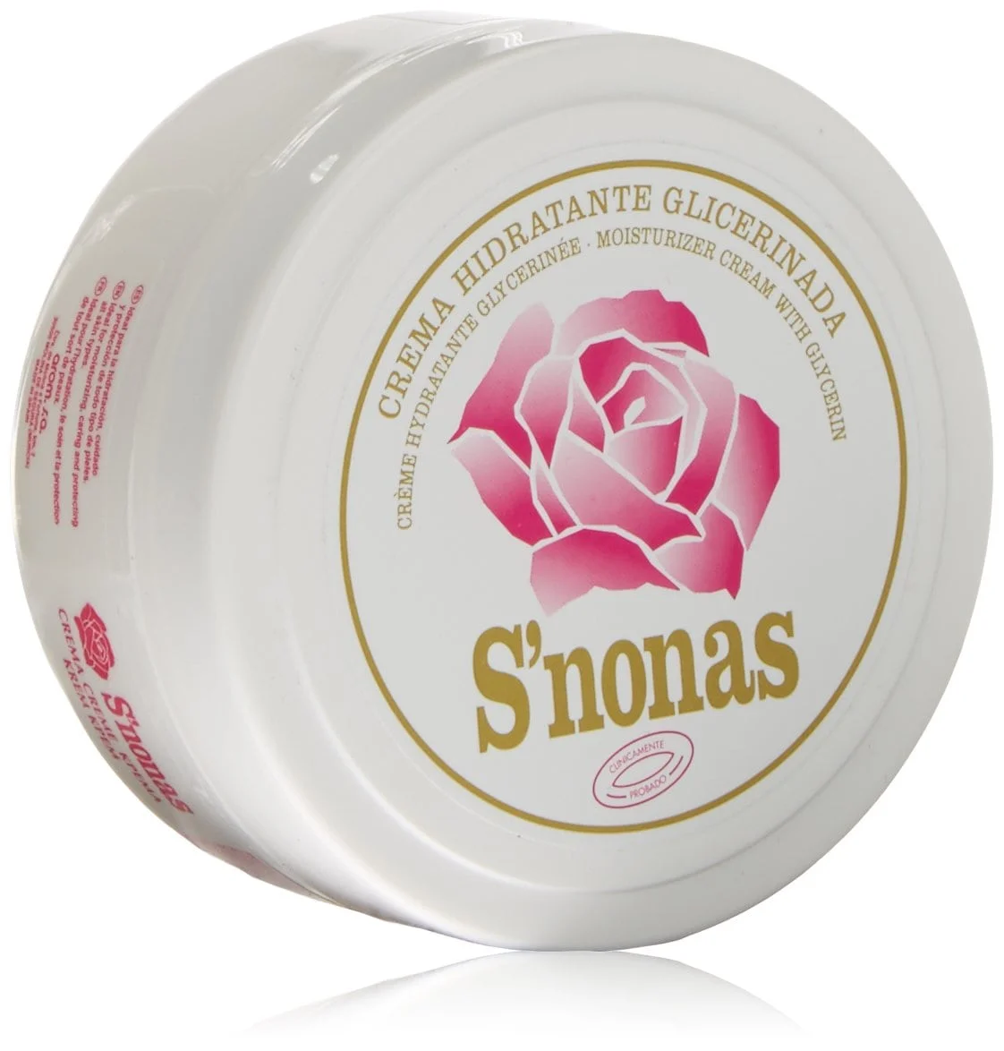 S’nonas Crème Hydratante Glycérinée 200 ml - Vins Rouges Harmonieux pour Chaque Occasion S'NONAS Crème Hydratante en Glycerine - 150 ml