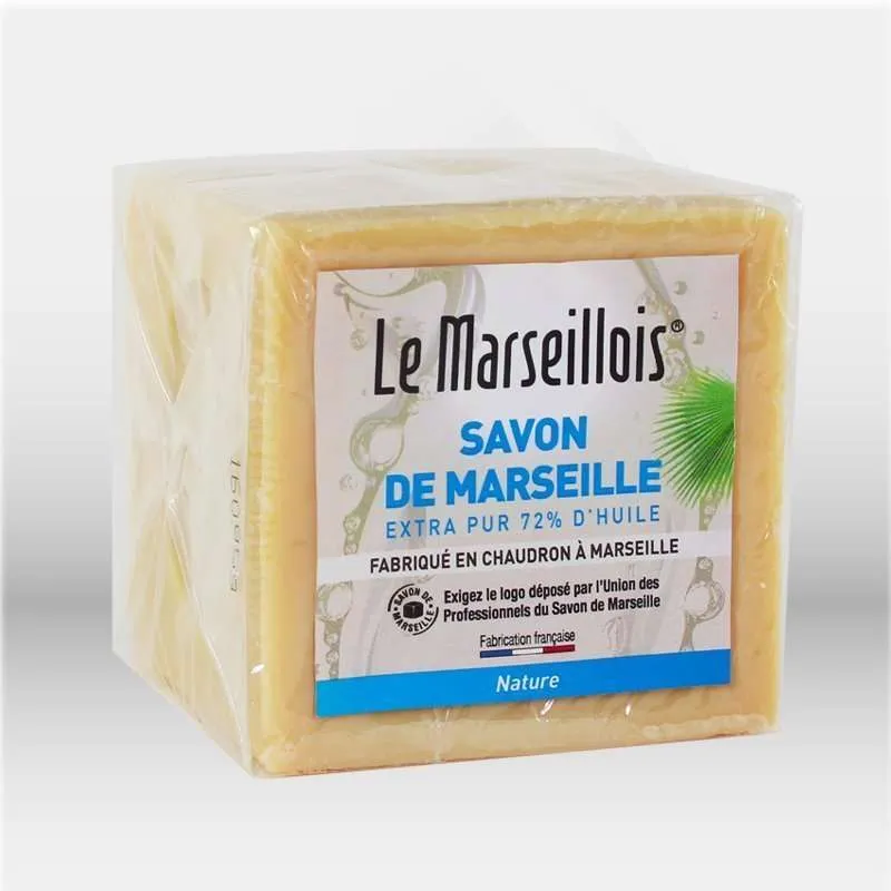 Savon de Marseille Nature – 300g – Le Marseillois - Éclairage de qualité avec frais de port offerts - {'count': 1, 'name': 'NATURE'}