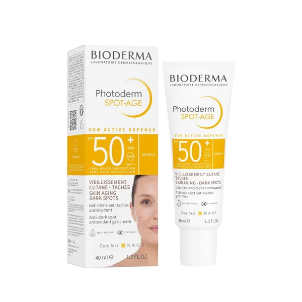 BIODERMA PHOTODERM SPOT-AGE ECRAN SPF50+ 40ML - ​Boulangerie-Pâtisserie | Pain au Levain & Viennoiseries​ - {'count': 1, 'name': 'blemishes'}