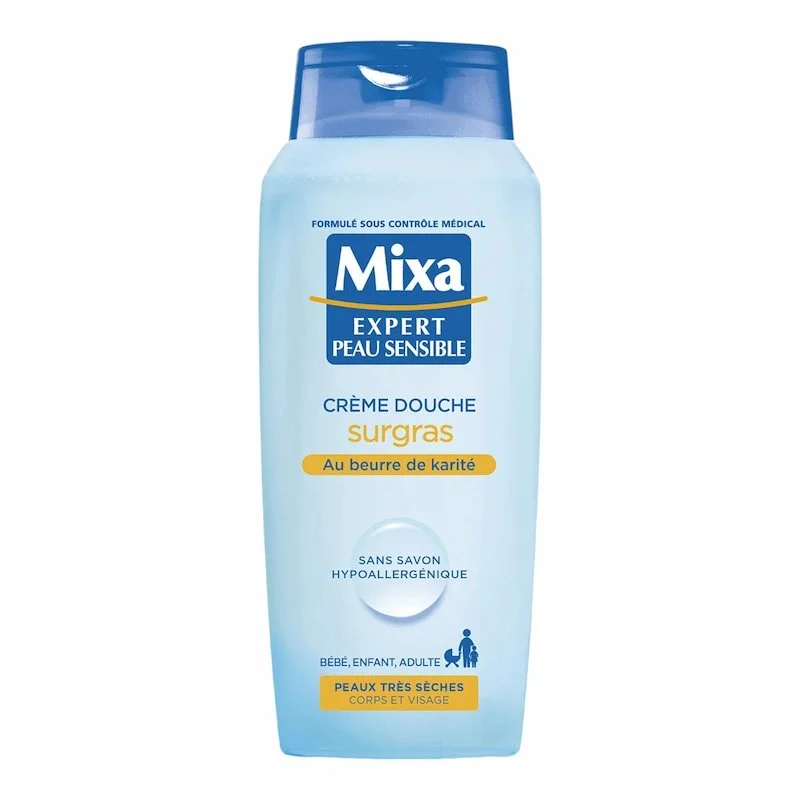 Mixa Creme de Douche Surgras Peaux Sensibles au CARREFOUR Beurre de Karité – 400 ml - ​Boulangerie-Pâtisserie | Pain au Levain & Viennoiseries
