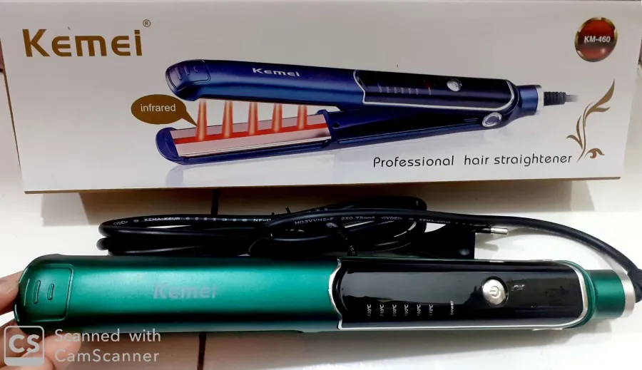 Kemei KM-460 Catok infra red crimper Exlusive class hairstraightener - Vins Rouges Harmonieux pour Chaque Occasion - {'count': 2, 'name': 'grands'}