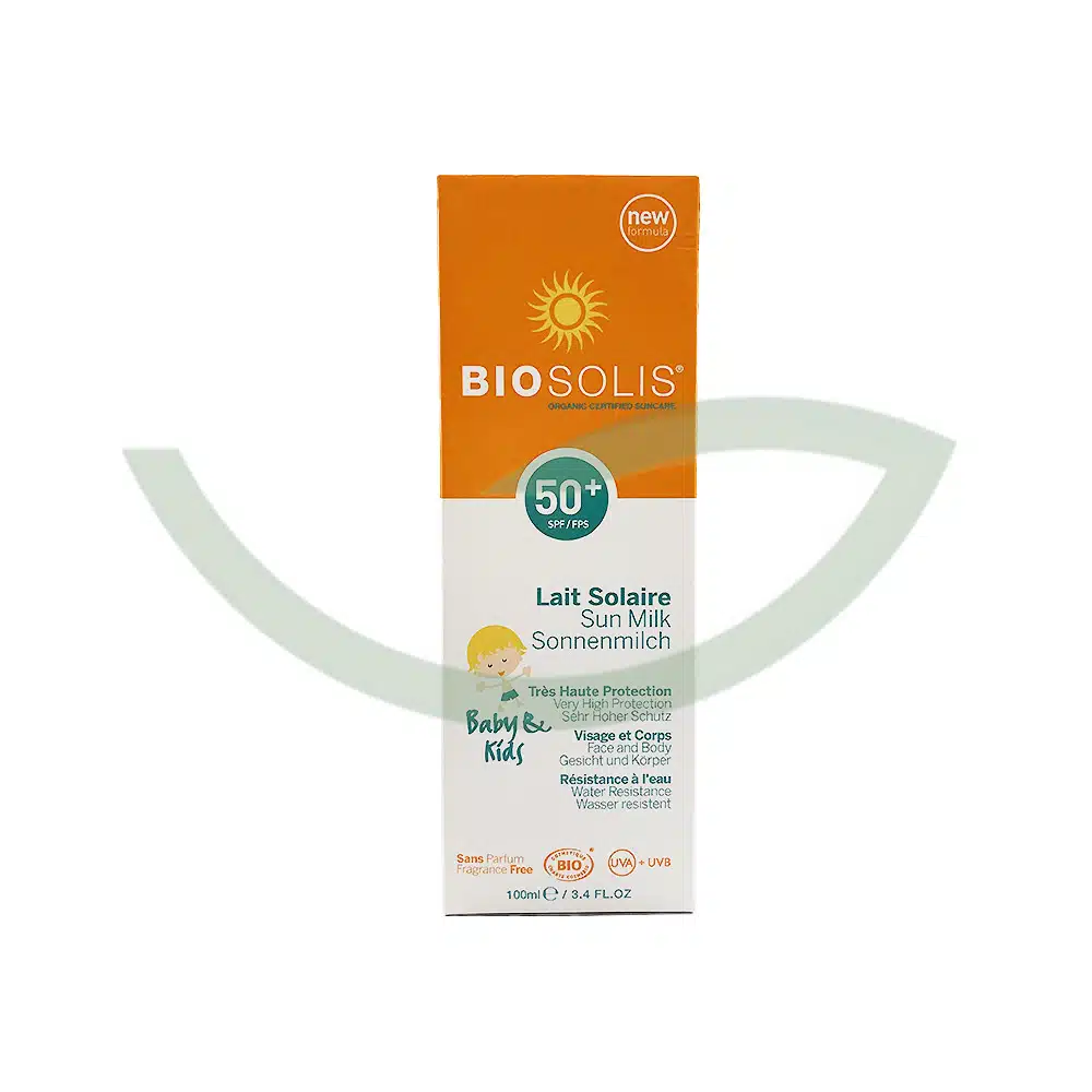 Lait solaire enfants Biosolis ​Boulangerie Pâtisserie Pain Levain Viennoiseries