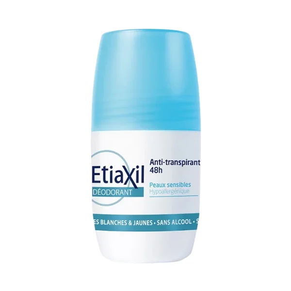 Etiaxil Roll-on Déodorant Anti-transpirant 48H pour Peaux Sensibles 50ml - ​Boulangerie-Pâtisserie | Pain au Levain 50ml & Viennoiseries