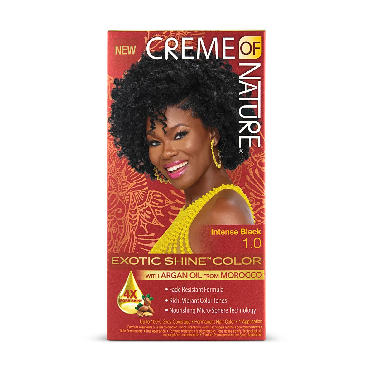 CREME OF NATURE ARGAN ≡ Intense Black N° 1.0 - Saldi Straordinari – Offerte Speciali Disponibili Adesso - {'count': 4, 'name': 'ARGAN'}
