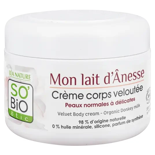 SOBIO Crème corps nourrissante lait d’aînesse ml E-shop mondial Produits durables modernes accessibles