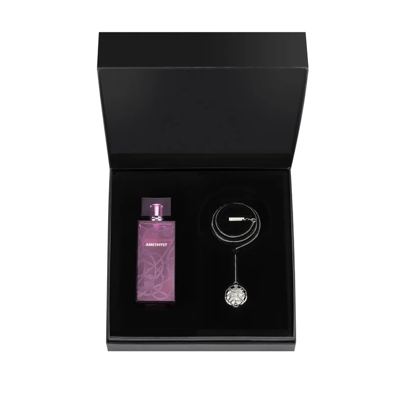 Amethyst 3.3 oz EDP & Necklace Gift Set asscher - Saldi Straordinari – Offerte Speciali Disponibili Adesso