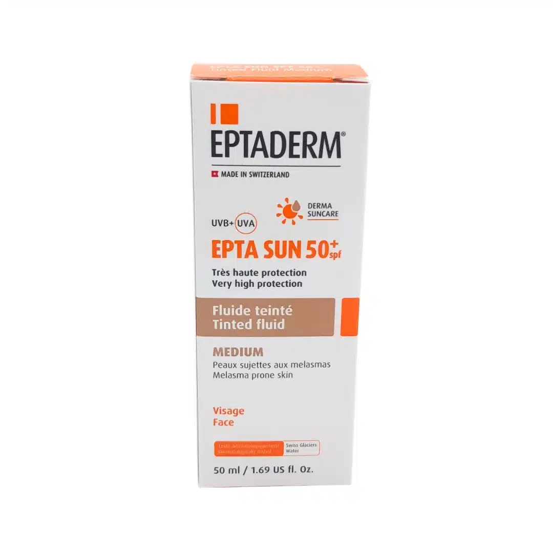 EPTADERM Sun Fluide Teinte Medium 50ml Saldi Straordinari Offerte Speciali Disponibili Adesso