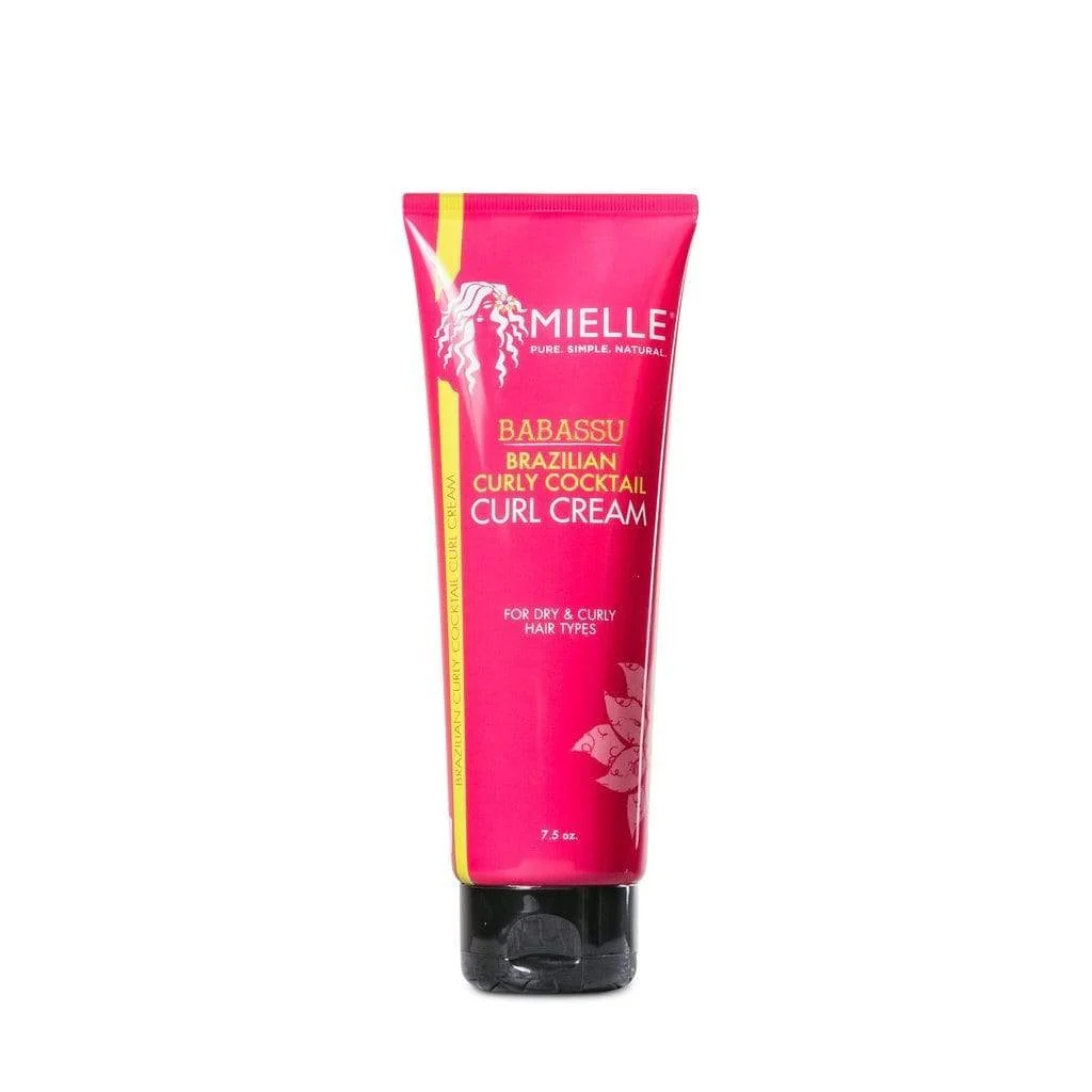 Mielle Organics - Crème pour cheveux bouclés à l'huile de Babassu - Brazilian Curly Cocktail - Curl Cream - Grenade 220g - Saldi Straordinari – Offerte Speciali Disponibili Adesso