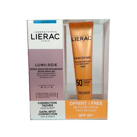 Lierac Pack Duo Lumilogie Double + Sunissime Bb Fluide Spf50+ Offert - Saldi Straordinari – Offerte Speciali Disponibili Adesso LIERAC PACK MESOLIFT C15 CONCENTRE EXTEMPORANE 2X15ML