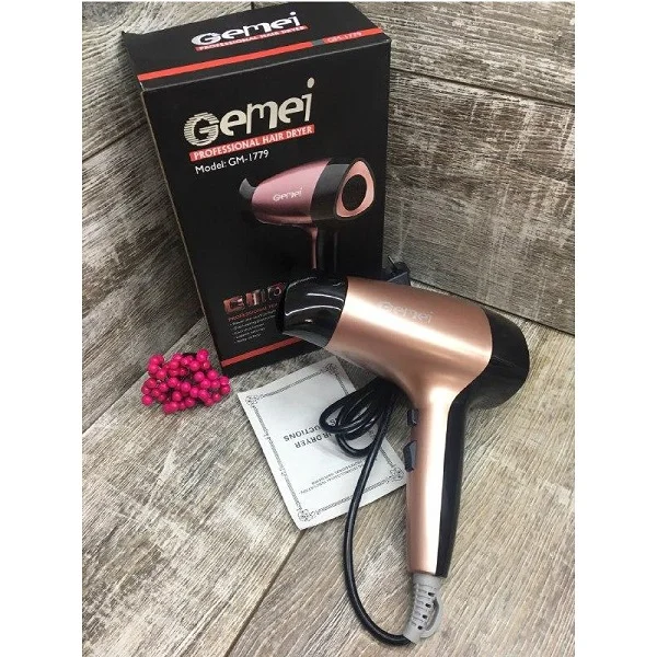 Sèche Cheveux 1800w Gemei - Vins Rouges 653 Harmonieux pour Chaque Occasion